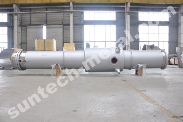 N02200/516 Gr70 1º Efeito Evaporador de Níquel/Aço Carbono para Indústria de Soda Cáustica de Membrana de Troca Iônica