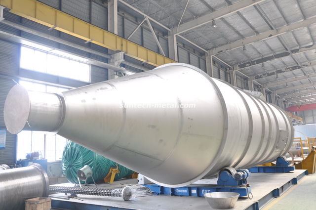 Troca de calor do vaso de pressão de titânio TEMA de metal exótico