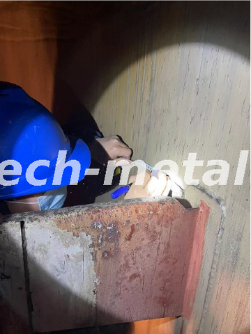 Suporte de substituição do tubo de pulverização da torre de dessulfuração