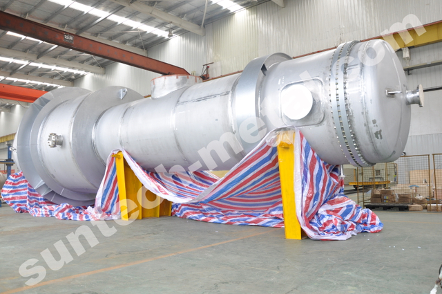 Evaporador de filme descendente de aço inoxidável 316L